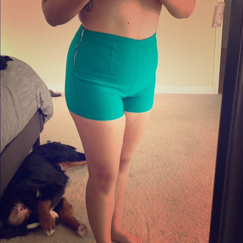 High waisted shorts